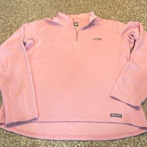 North Face soft pink lightweight pullover